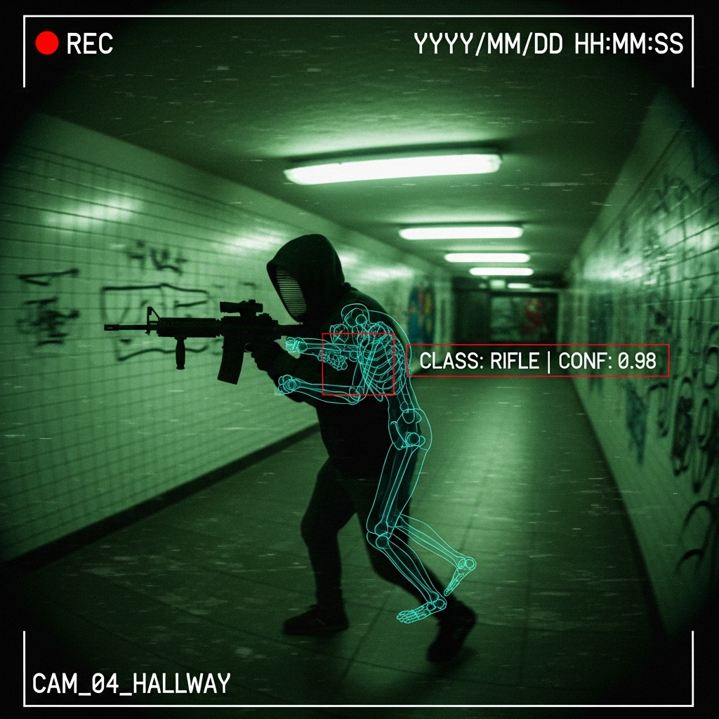 Arme à feu détectée